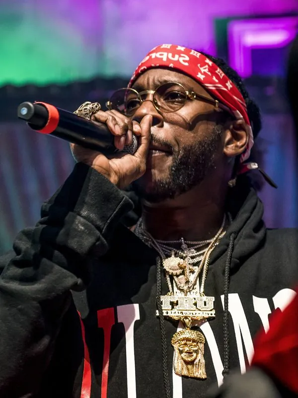 2 Chainz performing on stage