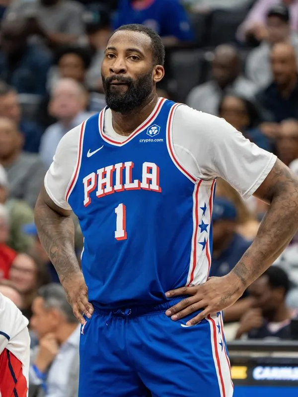 Andre Drummond on a basketball court