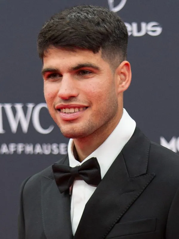 Carlos Alcaraz at an awards event
