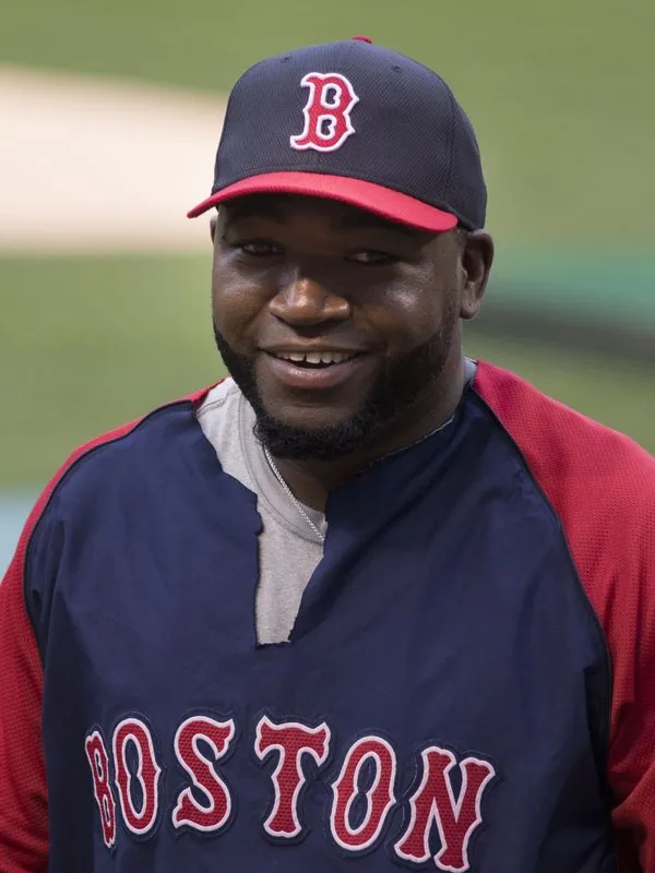 David Ortiz at a baseball stadium