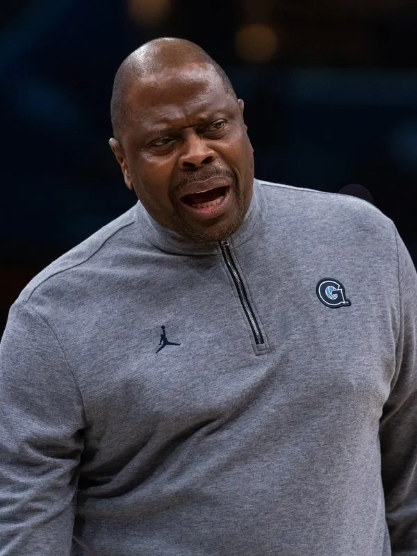 Patrick Ewing at a basketball game