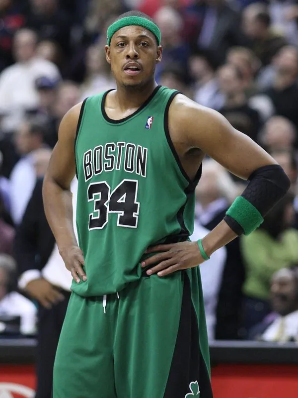 Paul Pierce on a basketball court