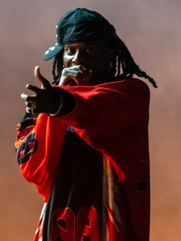 Playboi Carti performing on stage