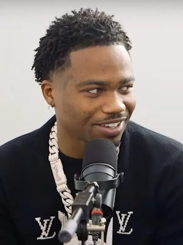 Roddy Ricch during an interview